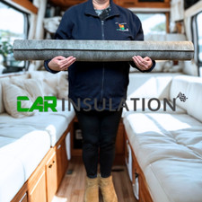 Camper Van Flooring Sound Proofing Road Noise Barrier Rubber Mat, 1m PMXL, 2mm