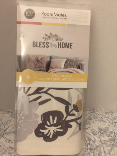 Calcomanía de pared, calcomanías de pared Bless This Home pelar y pegar 6. Extraíble y reposicionamiento. - Imagen 9 de 10