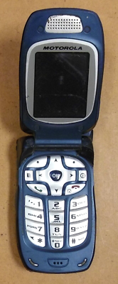 Motorola I series i760 - Blue and Silver ( Nextel ) Rare iDEN PTT