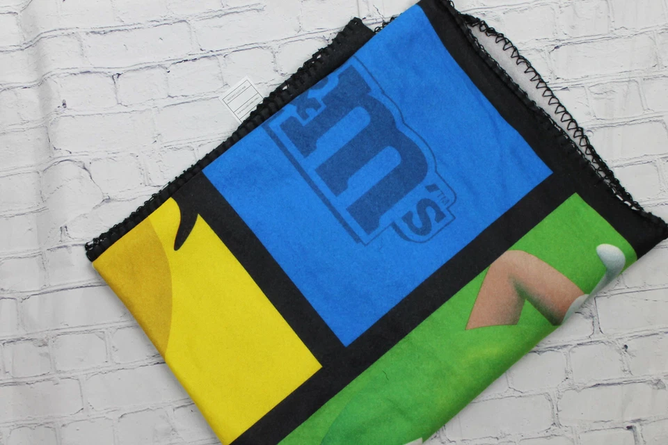 M&M’s World Kids Multi-Colored Characters Print One Size Plaid Wrap - Image 2 of 4