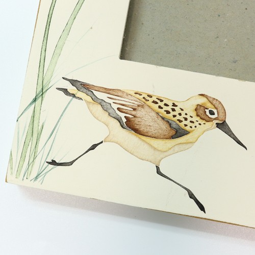 Danielson Designs Sanibel FL 4x6 Photo Frame Plover Birds Beach Coastal Signed - Picture 7 of 15