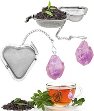 2PCS Loose tea infuser Stainless Steel Tea Strainers for Loose Tea tea leaves...