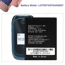 New for ZTE Li3709T42P3h463657 Battery Replacement For ZTE Z223 GoPhone 900 mAh