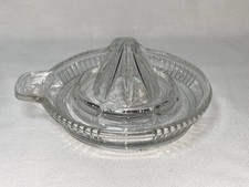 Vintage Clear Glass Citrus Juicer Reamer Hand...