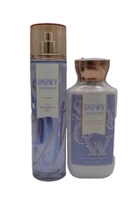 Bath & Body Works Snowy Morning Mist Body Lotion (2 Pack) Sealed HTF Rare