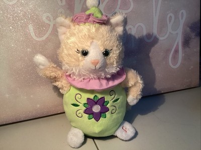 Cuddle Barn Miss Kit Kat Plush Toy Sings I m A Little Teapot, Spins And Dances.