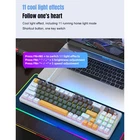 Mechanical Keyboard Wired Mechanical Keyboard RGB Backlit With Volume Knob For