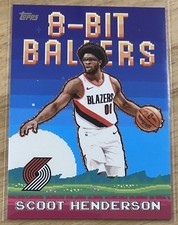 Scoot Henderson 2025-26 Topps Flagship 8-Bit Ballers Insert