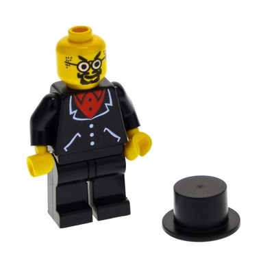 1x Lego Minifigur Adventurers Lord Sam Sinister Slyboots Zylinder 2879 adv038