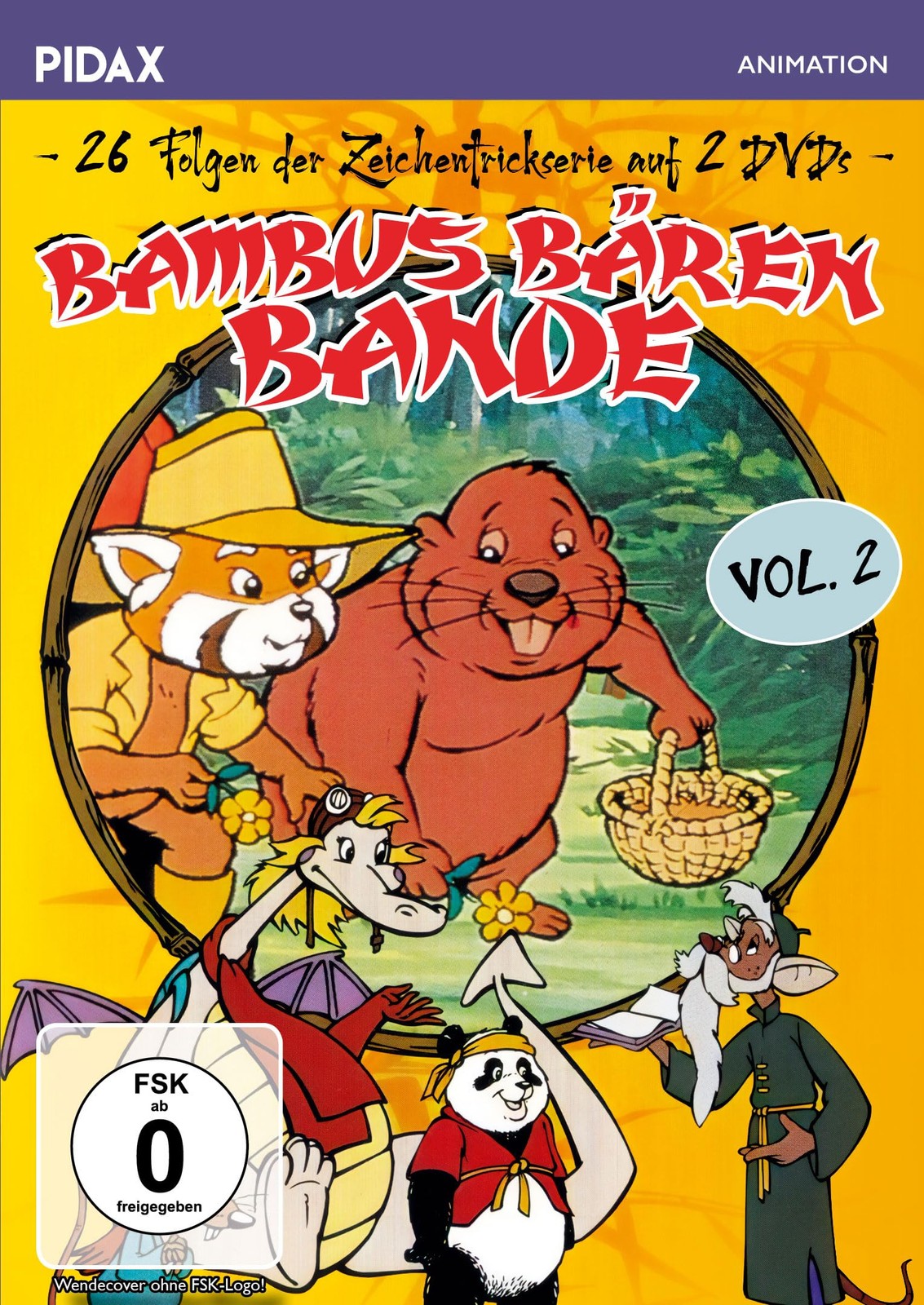 Bambus-Bären-Bande, Vol. 2 / Weitere 26 Folgen der beliebten Zeichentricks (DVD)