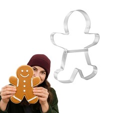 Cookie Cutters Extra Large Xl Gingerbread Man With Brace Cookie Cutter 8.5 In...