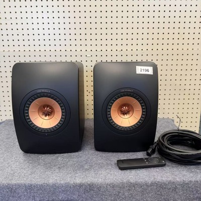 KEF LS50 Wireless II Speaker (Pair) , Black (Used) a #2196