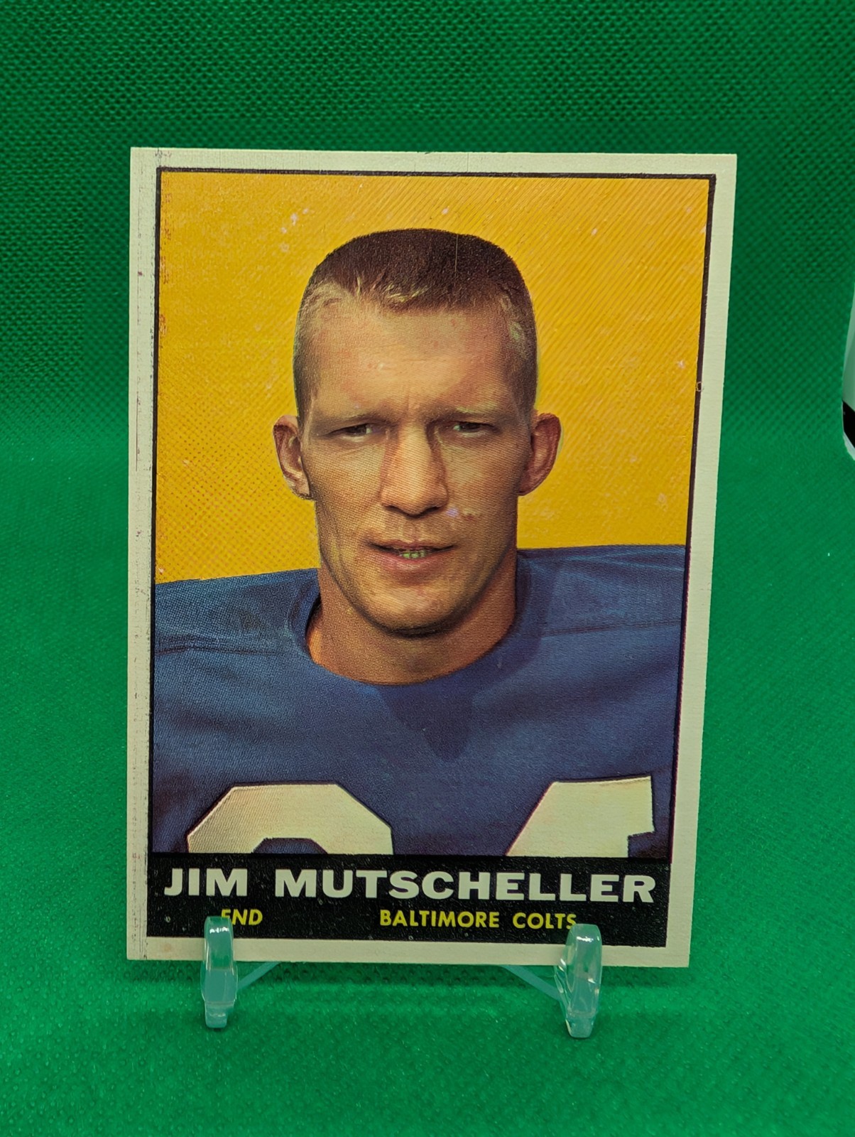 1961 Topps Set-Break #  5 Jim Mutscheller Near Mint or Better Baltimore Colts