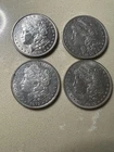 4 of 1879P Morgan Dollars Circulated 90% Silver