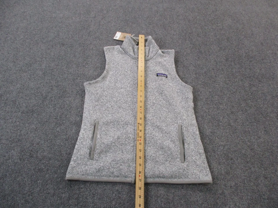 Patagonia Chaleco Chaqueta Mujer M Gris Mejor Suéter Polar Senderismo Aire Libre Camping Foto 3 de 4
