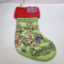 Teenage Mutant Ninja Turtles Christmas Stocking 15" Nickelodeon New with Tag