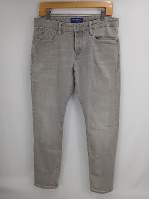 SCOTCH & SODA Ralston Jeans Men's W31/L30 Regular Fit Buttons Fade Effect Grey