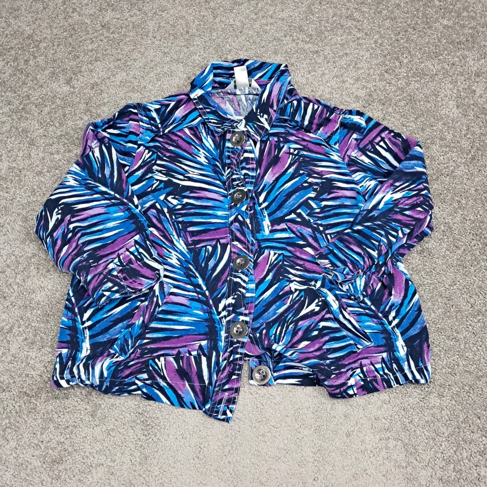 Christopher & Banks Women's Pair Of Button Up Jackets Multicolor Petite Small - Image 2 of 4