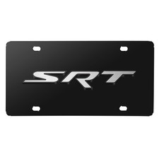 Srt 3d Logo Logo On Chrome Stainless Steel License Plate For Dodge Jeep Srt 3d Logo Logo On Chrome Stainless Steel License Plate For Dodge Jeep