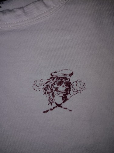 Guns N' Roses Micro Tee XS Crop Top Weiß Kurzarm T-Shirt Rot Print Logo - Bild 5 von 18