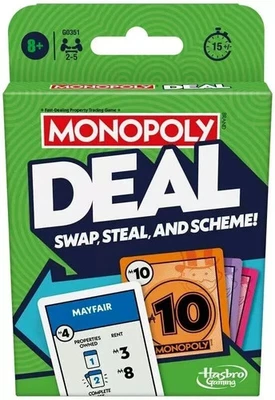Official Monopoly Deal Card Game | UK Seller Family Card Game