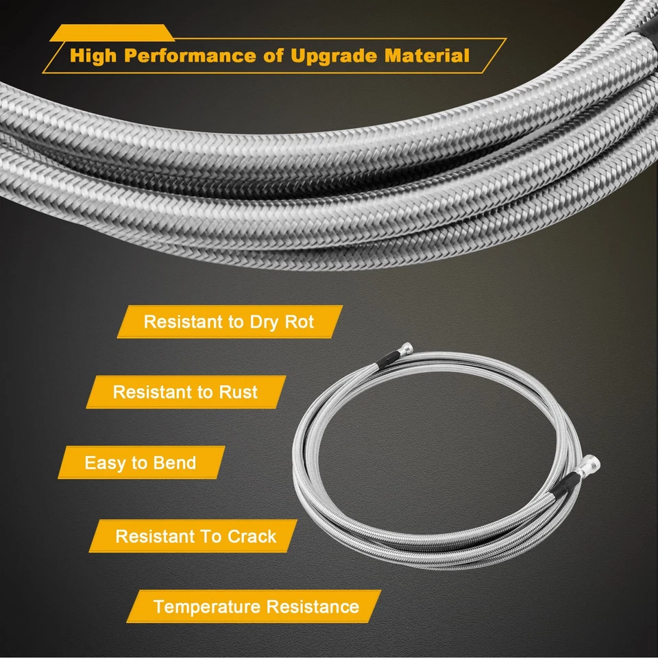 QFF0015SS Fuel Line Kit For 2003-2011 Chevy HHR Cobalt Pontiac G4 G5 Saturn Ion - Image 4 of 4