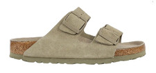 Sz 6 - Birkenstock Arizona Soft Footbed Suede 'Faded Khaki' 1019045