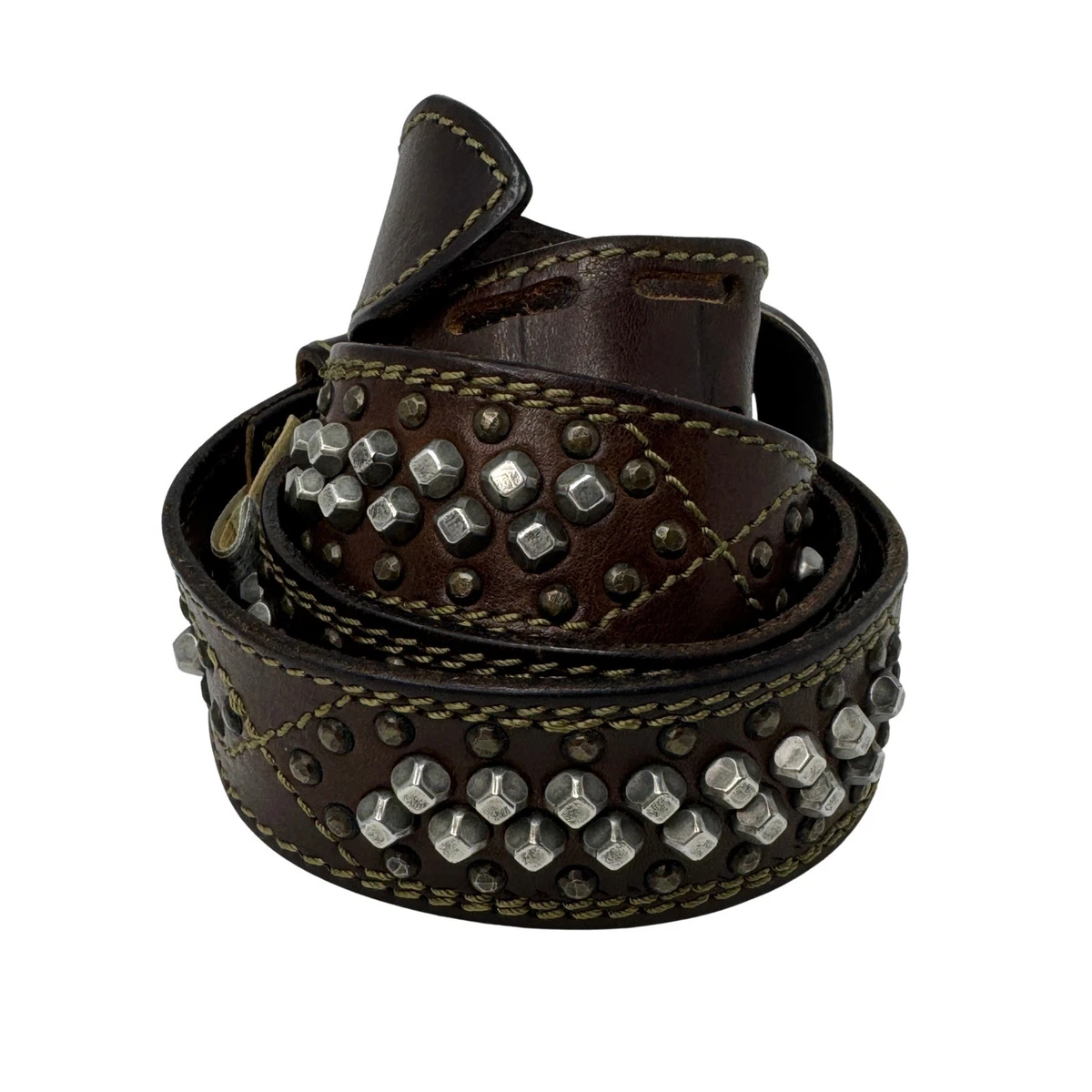 Diesel Leather Studded Belts for Men for sale | eBay