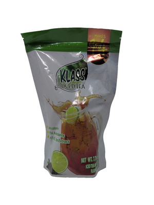 Klass Iced Tea Powder Mix 7.76 Ounce Bag
