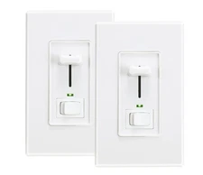 In Wall Dimmer Switch With Green Indicatorfor Led Light/cfl/incandescent3way Sin