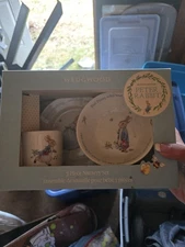 Wedgewood China Peter Rabbit 3 Piece Children's Dinnerware Set Beatrix Potter
