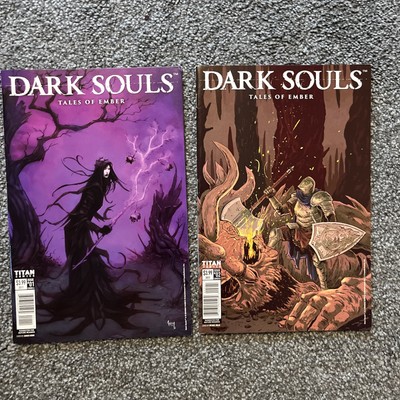 Dark Souls Volume 1 / Vol 2, Tales of Ember # 1 and 2 Titan comics x 2 paper