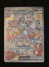 Pokemon TCG chaos rising Cinccino ex 119/086 Special illustration rare