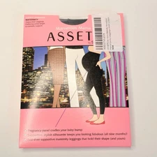 Assets By Sara Blakely Marvelous Mama Lucky Leggings Size 1/Slate Gray Maternity