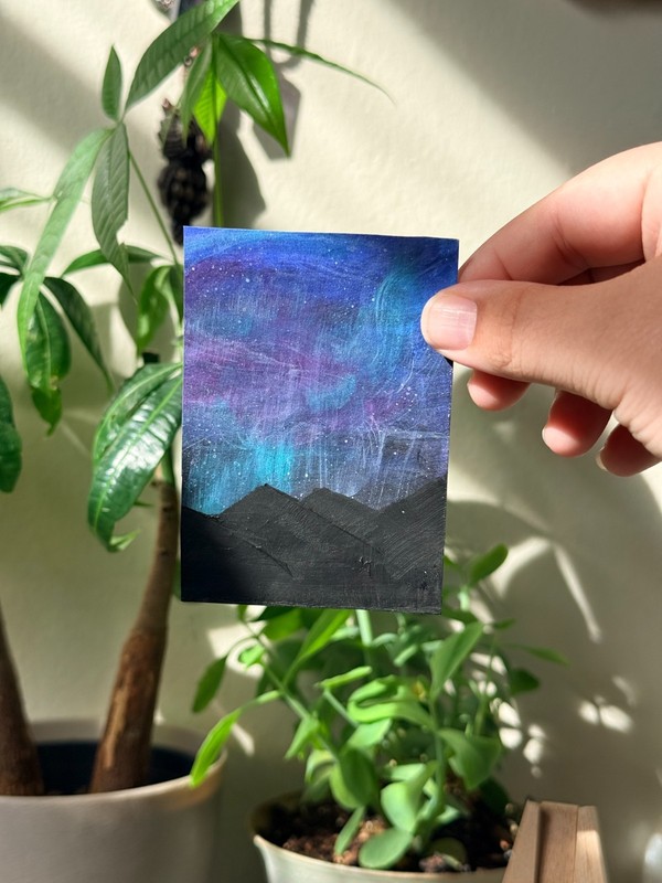 Northern Lights Edition 1 of 8 ACEO by Cosmic Magick Artistry