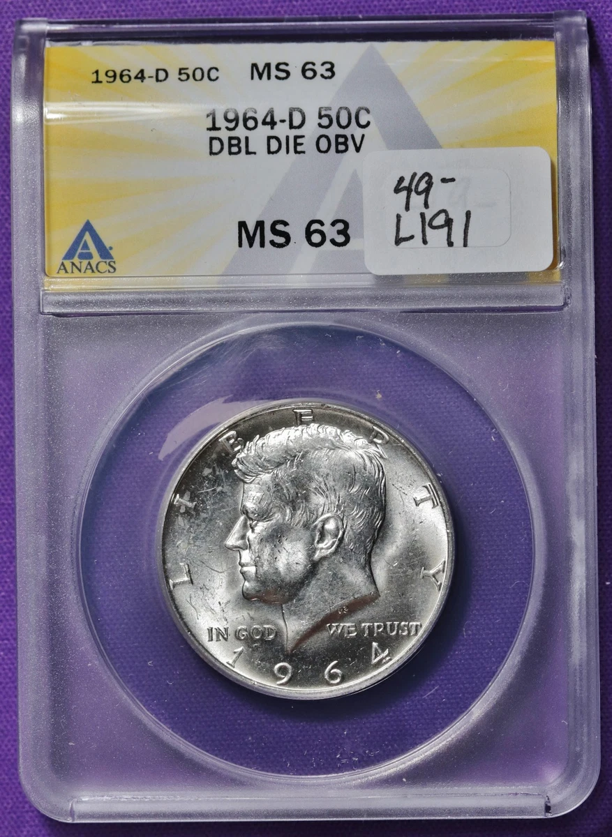 MS 63 Graded 1964 Kennedy US Half Dollars (1964-Now) for sale | eBay
