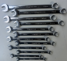 Snap-On 12 pc 12-Point Metric Flank Dr Plus Combination Wrench Set - 8-19mm