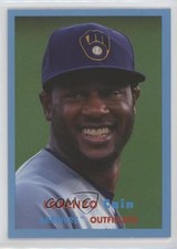 2021 Topps Archives 1957 Topps Blue Foil 25/25 Lorenzo Cain #12 06bg