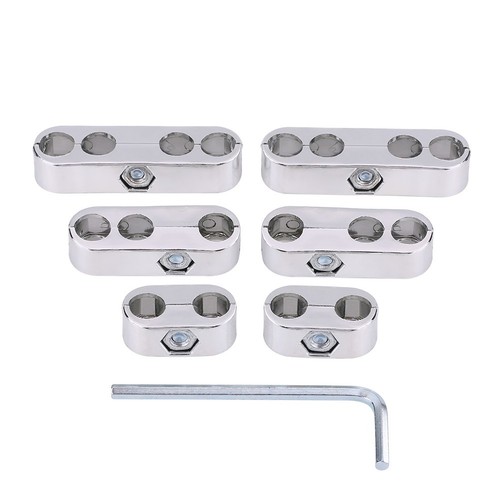 (Silver)Ignition Cable Separators 7Mm / 8Mm Spark Plug Cable Holder Ignition LVE - Picture 2 of 3