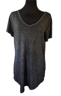Mudd Womens Short Sleeve Semi Sheer Scoop Neck Athleisure XL Shirt Y2K VTG Retro
