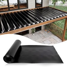 50FT Black Under Deck Drainage System HDPE Wa...