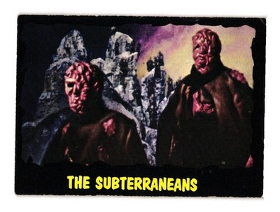 1964 Topps Bubbles Outer Limits  - Subterraneans (#44)  VG-Excellent Shape
