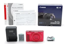 【N MINT+++ BOXED】Canon PowerShot SX620 HS RED 20.2MP Compact Digital Camera