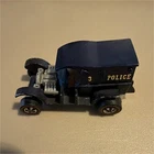 Hot Wheels Red Line Diecast Police Vehicle Paddy Wagon 1969 Blue Silver Black