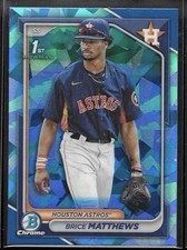 2024 Bowman Sapphire Edition - Chrome Prospects 1st Brice Matthews #BCP-69 (RC)