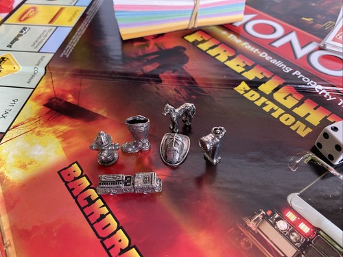 Monopoly - Firefighters 1st Edition Board Game - Counted 100% Complete - Picture 4 of 12