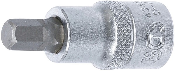 "Bit-Einsatz | Antrieb Innenvierkant 12,5 Mm (1/2\") | Innensechskant 9 Mm"-image