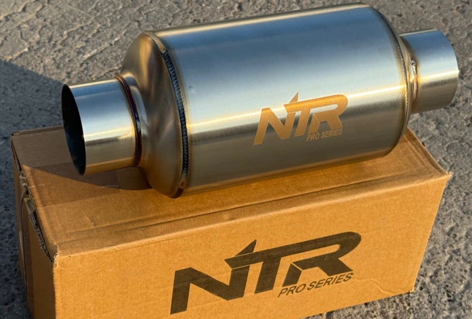 NETAMI NTR 2.50" PRO SERIES MUFFLER 100% AUTHENTIC - Image 2 of 4