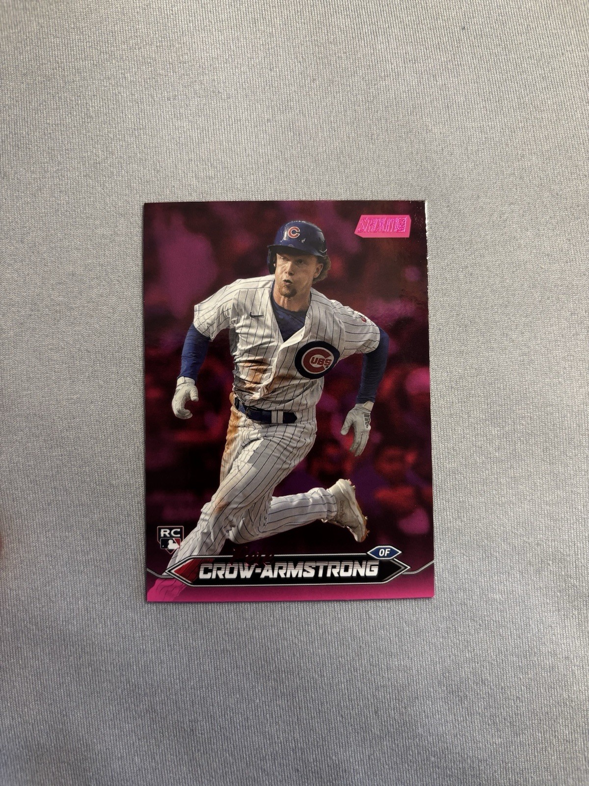 2024 Topps Stadium Club - Pete Crow-Armstrong #29 Pink Foil (RC)