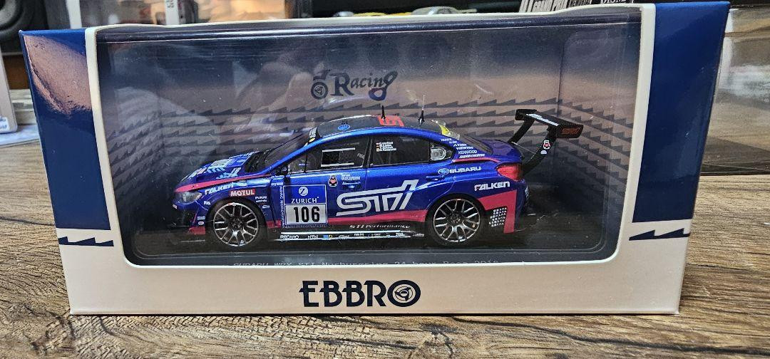 【未開封】エブロ 1/43  2016 スバル WRX STI No.106 Amazon | エブロ 1/43 スバル WRX STI ニュルブルクリンク 24